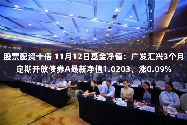 股票配资十倍 11月12日基金净值：广发汇兴3个月定期开放债券A最新净值1.0203，涨0.09%