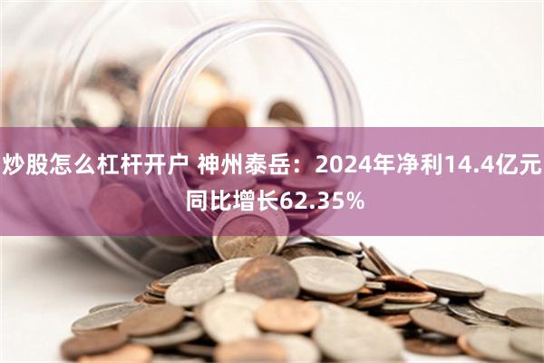 炒股怎么杠杆开户 神州泰岳：2024年净利14.4亿元 同比增长62.35%