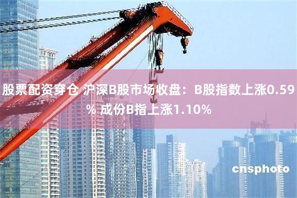 股票配资穿仓 沪深B股市场收盘：B股指数上涨0.59% 成份B指上涨1.10%